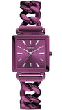 Buy Shop Guess Vanity Analog Purple Dial Purple Steel Strap Watch For Women - W1029L4 USA Online