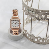 Buy Shop Guess Vanity Diamonds Silver Dial Gold Steel Strap Watch for Women - W1030L4 USA Online