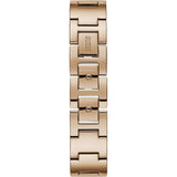 Buy Shop Guess Vanity Diamonds Silver Dial Gold Steel Strap Watch for Women - W1030L4 USA Online