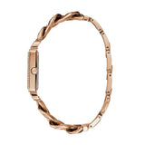 Buy Shop Guess Vanity Diamonds Silver Dial Gold Steel Strap Watch for Women - W1030L4 USA Online