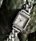 Buy Shop Guess Vanity Diamonds White Dial Silver Steel Strap Watch for Women - W1030L1 USA Online