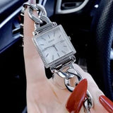 Buy Shop Guess Vanity Diamonds White Dial Silver Steel Strap Watch for Women - W1030L1 USA Online