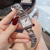 Buy Shop Guess Vanity Diamonds White Dial Silver Steel Strap Watch for Women - W1030L1 USA Online