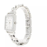 Buy Shop Guess Vanity Diamonds White Dial Silver Steel Strap Watch for Women - W1030L1 USA Online