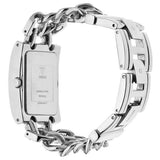 Buy Shop Guess Vanity Diamonds White Dial Silver Steel Strap Watch for Women - W1030L1 USA Online