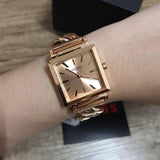 Buy Shop Guess Vanity Rose Gold Dial Rose Gold Steel Strap Watch for Women - W1029L3 USA Online