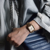 Buy Shop Guess Vanity Rose Gold Dial Rose Gold Steel Strap Watch for Women - W1029L3 USA Online