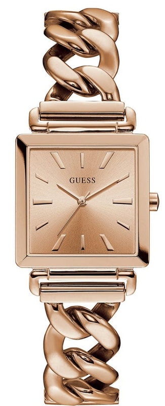 Buy Shop Guess Vanity Rose Gold Dial Rose Gold Steel Strap Watch for Women - W1029L3 USA Online