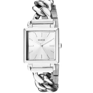 Buy Shop Guess Vanity Silver Dial Silver Steel Strap Watch for Women - W1029L1 USA Online