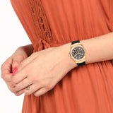 Buy Shop Guess Venus Diamonds Black Dial Black Rubber Strap Watch for Women - GW0118L2 USA Online