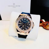 Buy Shop Guess Venus Diamonds Black Dial Black Rubber Strap Watch for Women - GW0118L2 USA Online