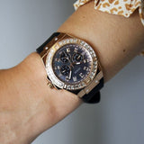 Buy Shop Guess Venus Diamonds Black Dial Black Rubber Strap Watch for Women - GW0118L2 USA Online