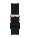 Buy Shop Guess Venus Diamonds Black Dial Black Rubber Strap Watch for Women - GW0118L2 USA Online