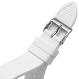 Buy Shop Guess Venus Diamonds White Dial White Rubber Strap Watch for Women - GW0118L3 USA Online
