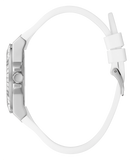 Buy Shop Guess Venus Diamonds White Dial White Rubber Strap Watch for Women - GW0118L3 USA Online