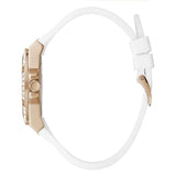Buy Shop Guess Venus Diamonds White Dial White Rubber Strap Watch for Women - GW0118L4 USA Online