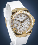 Buy Shop Guess Venus Diamonds White Dial White Rubber Strap Watch for Women - GW0118L5 USA Online