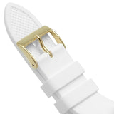 Buy Shop Guess Venus Diamonds White Dial White Rubber Strap Watch for Women - GW0118L5 USA Online