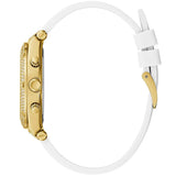 Buy Shop Guess Venus Diamonds White Dial White Rubber Strap Watch for Women - GW0118L5 USA Online