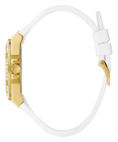 Buy Shop Guess Venus Diamonds White Dial White Rubber Strap Watch for Women - GW0118L5 USA Online