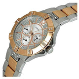 Buy Shop Guess Vista Analog Diamonds Silver Dial Two Tone Steel Strap Watch for Women - W0024L1 USA Online