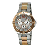 Buy Shop Guess Vista Analog Diamonds Silver Dial Two Tone Steel Strap Watch for Women - W0024L1 USA Online