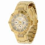 Buy Shop Guess Vista Diamonds Gold Dial Gold Steel Strap Watch for Women - W13573L1 USA Online
