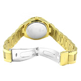 Buy Shop Guess Viva Diamonds Gold Dial Gold Steel Strap Watch for Women - W0111L2 USA Online