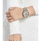 Buy Shop Guess Viva Diamonds Silver Dial Two Tone Steel Strap Watch for Women - W0111L5 USA Online