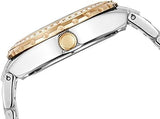 Buy Shop Guess Viva Diamonds Silver Dial Two Tone Steel Strap Watch for Women - W0111L5 USA Online