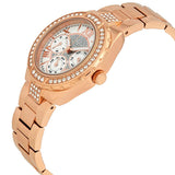 Buy Shop Guess Viva Diamonds White Dial Rose Gold Steel Strap Watch for Women - W0111L3 USA Online