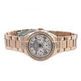 Buy Shop Guess Viva Diamonds White Dial Rose Gold Steel Strap Watch for Women - W0111L3 USA Online