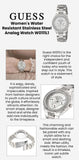 Buy Shop Guess Viva Quartz Silver Dial Silver Steel Strap Watch For Women - W0111l1 USA Online