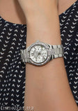 Buy Shop Guess Viva Quartz Silver Dial Silver Steel Strap Watch For Women - W0111l1 USA Online
