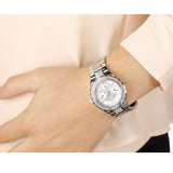 Buy Shop Guess Viva Quartz Silver Dial Silver Steel Strap Watch For Women - W0111l1 USA Online