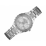 Buy Shop Guess Viva Quartz Silver Dial Silver Steel Strap Watch For Women - W0111l1 USA Online