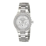 Buy Shop Guess Viva Quartz Silver Dial Silver Steel Strap Watch For Women - W0111l1 USA Online