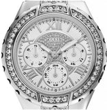 Buy Shop Guess Viva Quartz Silver Dial Silver Steel Strap Watch For Women - W0111l1 USA Online