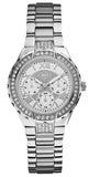 Buy Shop Guess Viva Quartz Silver Dial Silver Steel Strap Watch For Women - W0111l1 USA Online