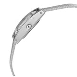 Buy Shop Guess Nouveau Diamonds Silver Dial Silver Mesh Bracelet Watch for Women - W0127L1 USA Online