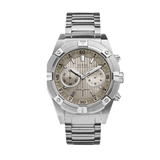 Buy Shop Guess Jolt Chronograph Grey Dial Silver Steel Strap Watch for Men - W0377G1 USA Online