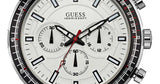 Buy Shop Guess Fuel Multifunction White Dial Black Rubber Strap Watch for Men - W0802G1 USA Online