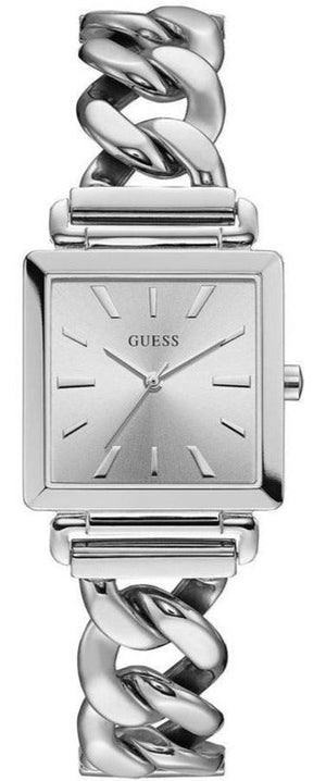 Buy Shop Guess Vanity Silver Dial Silver Steel Strap Watch for Women - W1029L1 USA Online