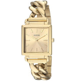 Buy Shop Guess Vanity Gold Dial Gold Steel Strap Watch for Women - W1029L2 USA Online