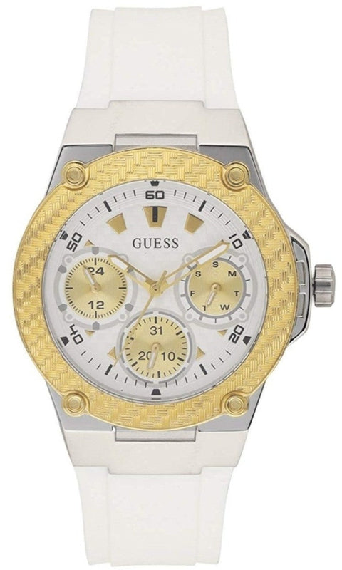 Buy Shop Guess Zena Analog White Dial White Rubber Strap Watch For Women - W1094L1 USA Online