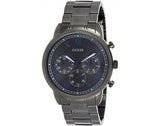 Buy Shop Guess Hendrix Chronograph Gunmetal Dial Gunmetal Steel Strap Watch for Men - W1309G3 USA Online