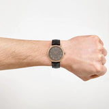 Buy Shop Guess Wafer Quartz Beige Dial Brown Leather Strap Watch For Men - W0496G1 USA Online