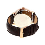 Buy Shop Guess Wafer Quartz Beige Dial Brown Leather Strap Watch For Men - W0496G1 USA Online