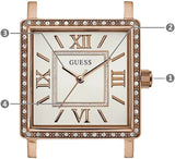 Buy Shop Guess Highline Off White Dial Rose Gold Stainless Steel Mesh Strap Watch For Women - W0826L3 USA Online