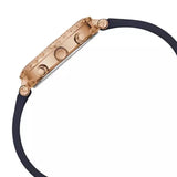 Buy Shop Guess Solistice Diamonds Roe Gold Dial Black Rubber Strap Watch for Women - GW0484L2 USA Online